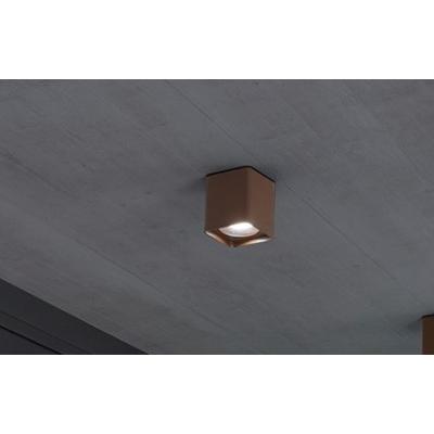 PLAFONIERA IN ALLUMINIO COL.CORTEN
